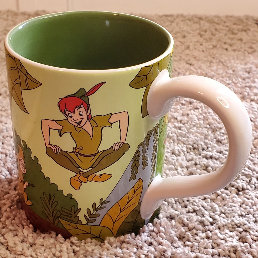 Peter Pan And The Lost Boys, Disney 12oz Coffee Cup, Pre-Owned In Great Cond. - Picture 7 of 11